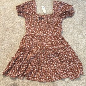 Francesca’s collection dress rust colored